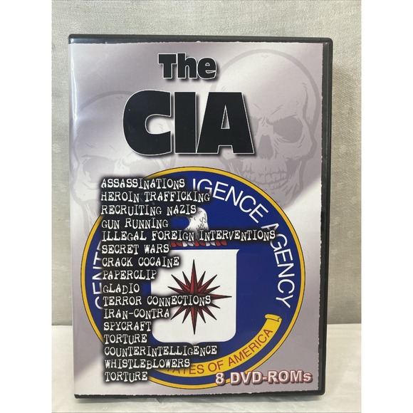 The CIA Document‎ & Multimedia Library 8 Dvd Roms For Computer Genes Weird Stuff